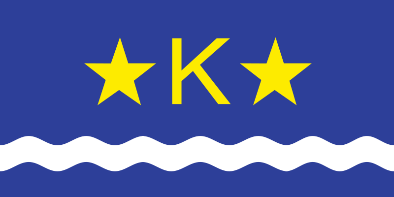 Флаг Киншасы, столицы Демократической Республики Конго (Заир)