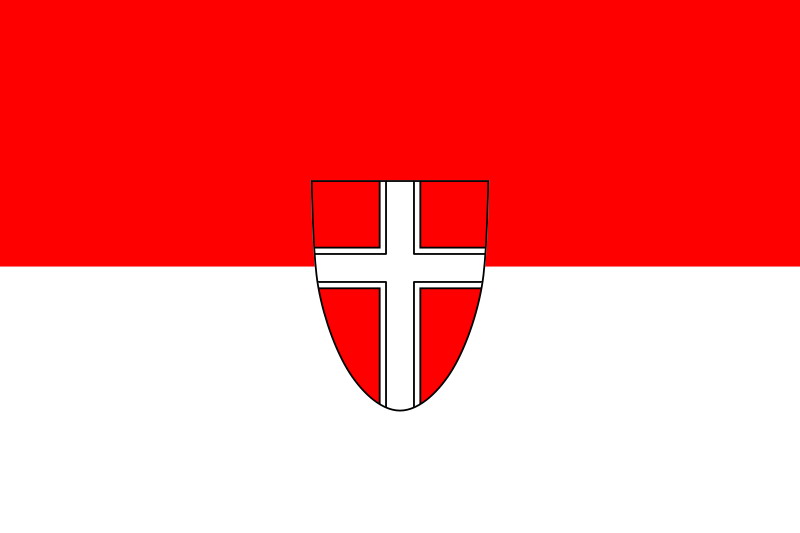 Флаг Вены, столицы Австрии