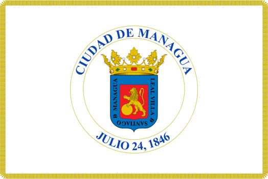 Флаг Манагуа, столицы Никарагуа