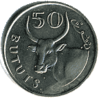 Реверс 50 бутутов Гамбии