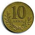Реверс 10 лек Албании