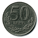 Реверс 50 лек Албании