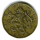 Аверс 20 крон Чехии