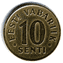 Реверс 10 центов Эстонии
