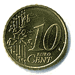Аверс 10 евроцентов Финляндии