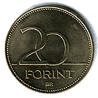 Реверс 20 форинтов Венгрии