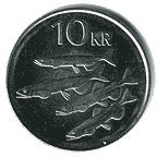 Реверс 10 крон Исландии