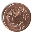 Реверс 1 пенс Ирландии