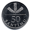 Реверс 50 сантимов Латвии