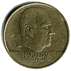 Аверс 20 крон Норвегии