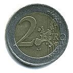 Аверс 2 евро Португалии