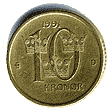 Реверс 10 крон Швеции