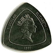 Аверс 1 доллар Бермуд