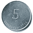 Реверс 5 сентаво Кубы