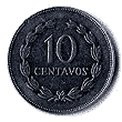 Реверс 10 сентаво Сальвадора