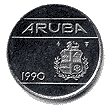 Аверс 25 центов Арубы