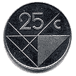 Реверс 25 центов Арубы