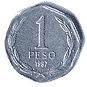 Реверс 1 песо Чили