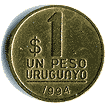 Реверс 1 песо Уругвая