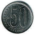 Реверс 50 сентимо Венесуэлы