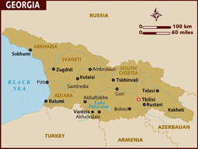 Карта Грузия