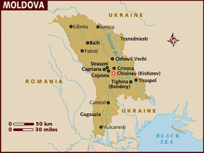 Карта Молдова